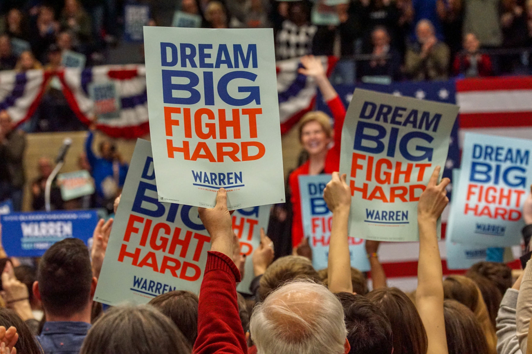Dream Big Fight Hard sign